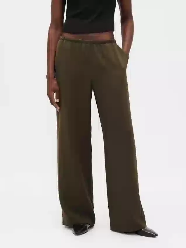 Comfortabele broek met wijde pijpen