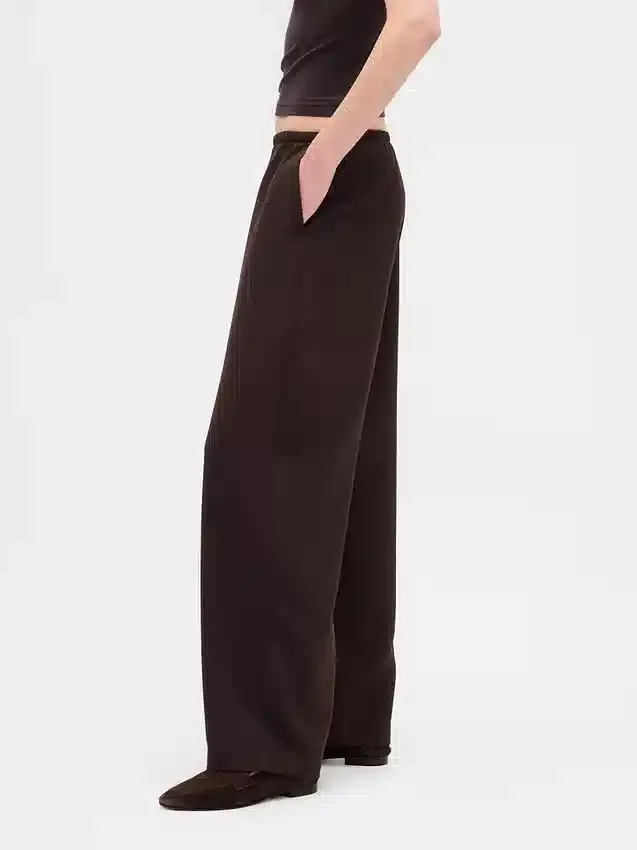 Comfortabele broek met wijde pijpen
