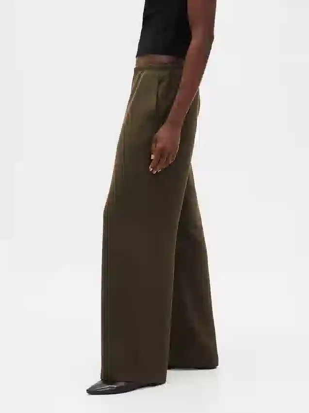 Comfortabele broek met wijde pijpen