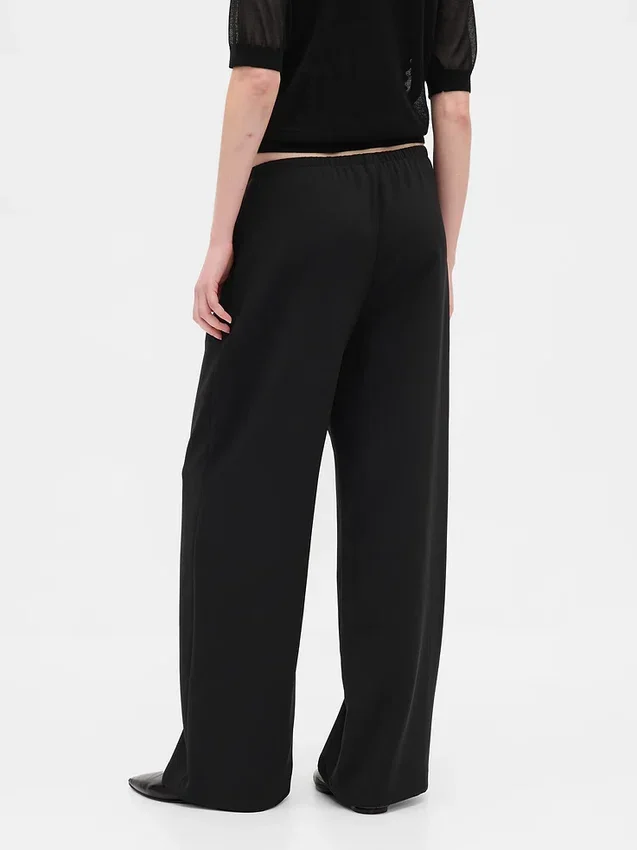 Comfortabele broek met wijde pijpen