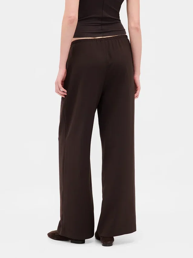 Comfortabele broek met wijde pijpen
