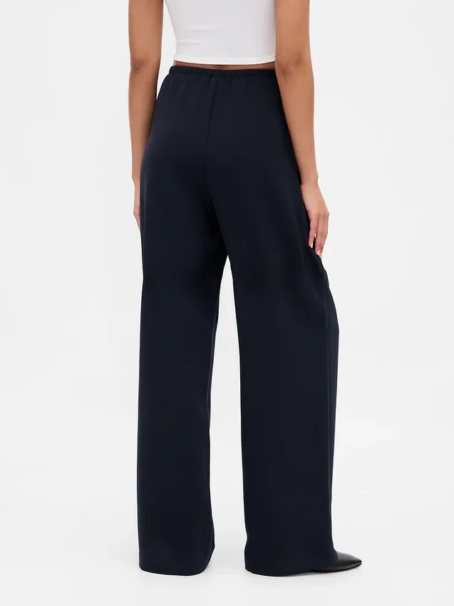 Comfortabele broek met wijde pijpen
