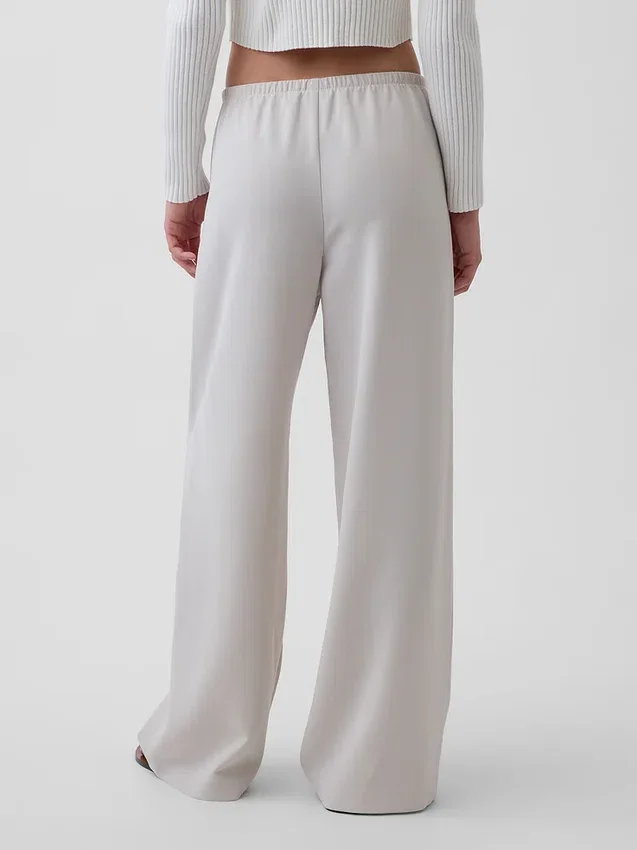 Comfortabele broek met wijde pijpen