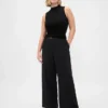 Comfortabele broek met wijde pijpen