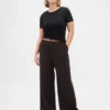 Comfortabele broek met wijde pijpen