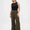 Comfortabele broek met wijde pijpen