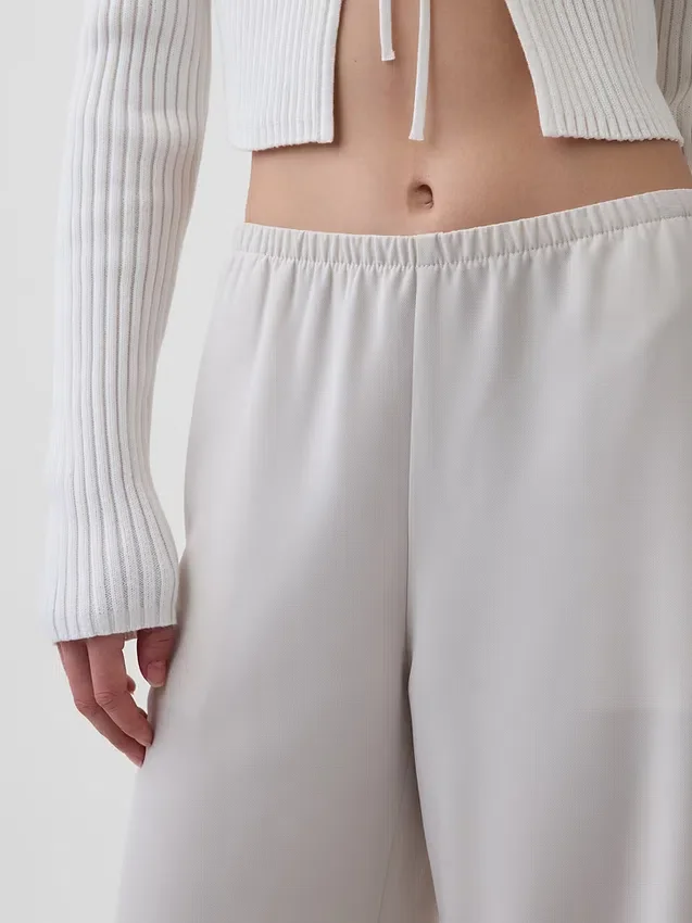 Comfortabele broek met wijde pijpen