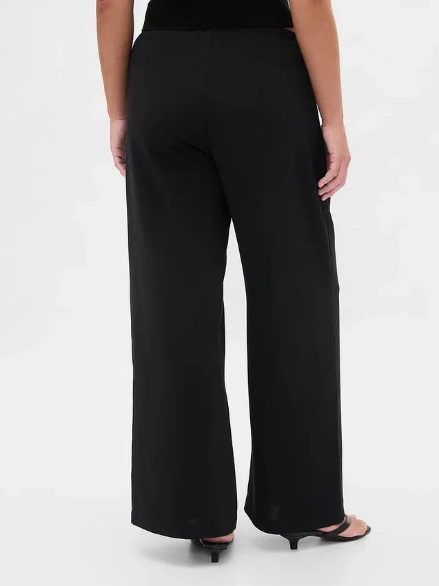 Comfortabele broek met wijde pijpen