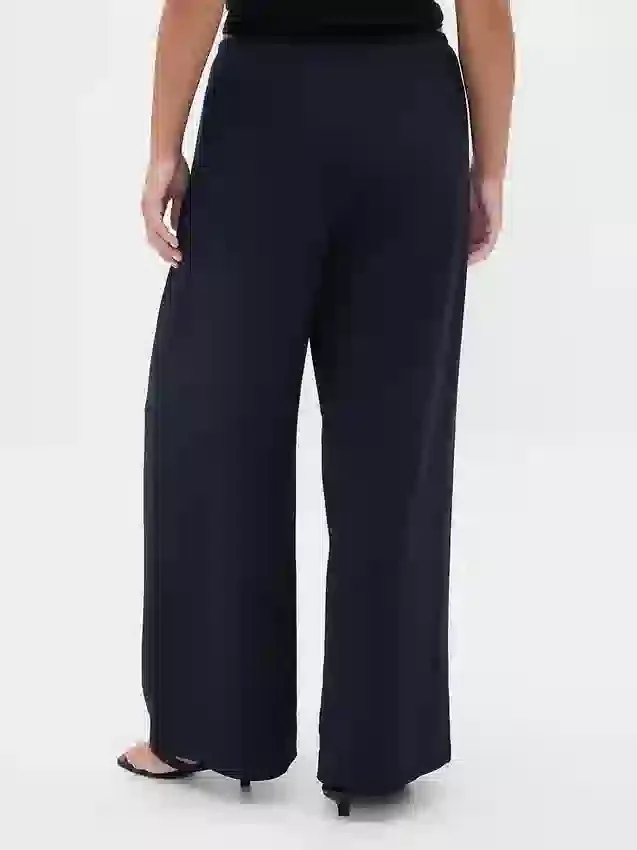 Comfortabele broek met wijde pijpen