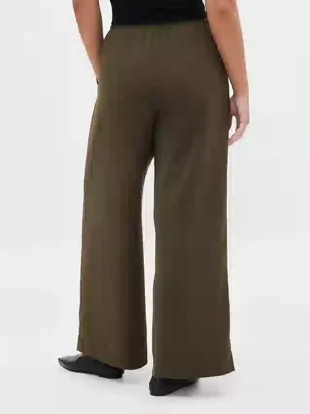 Comfortabele broek met wijde pijpen