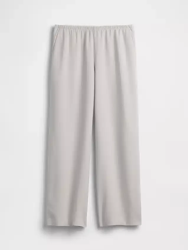Comfortabele broek met wijde pijpen