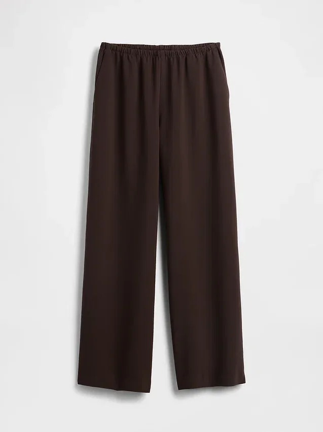 Comfortabele broek met wijde pijpen