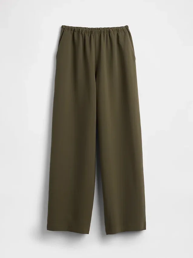 Comfortabele broek met wijde pijpen