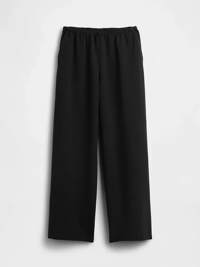 Comfortabele broek met wijde pijpen