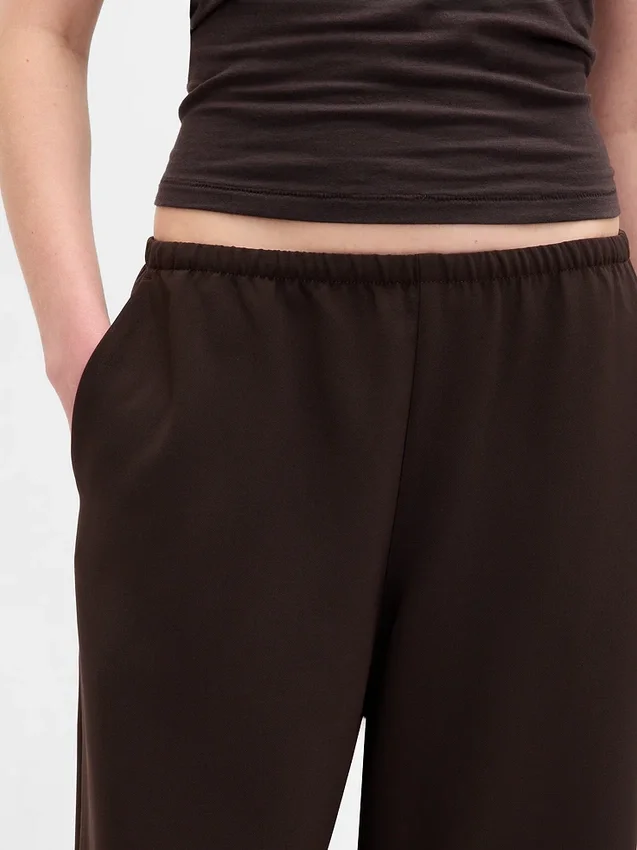 Comfortabele broek met wijde pijpen
