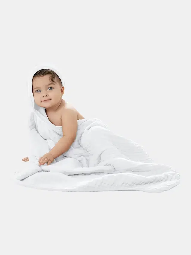 Comfy Cubs babyhanddoek met capuchon