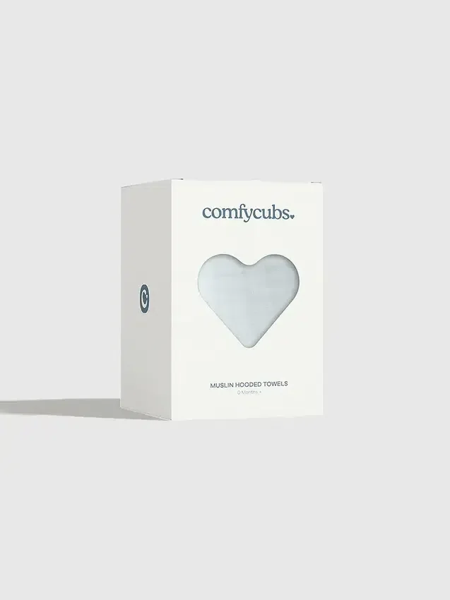 Comfy Cubs babyhanddoek met capuchon
