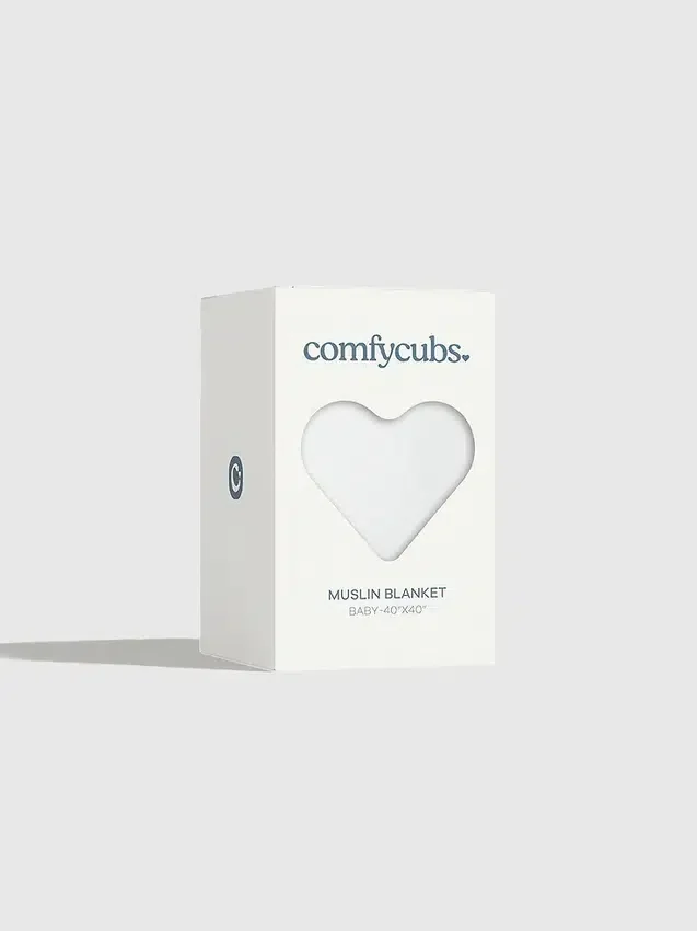 Comfy Cubs mousseline babydeken
