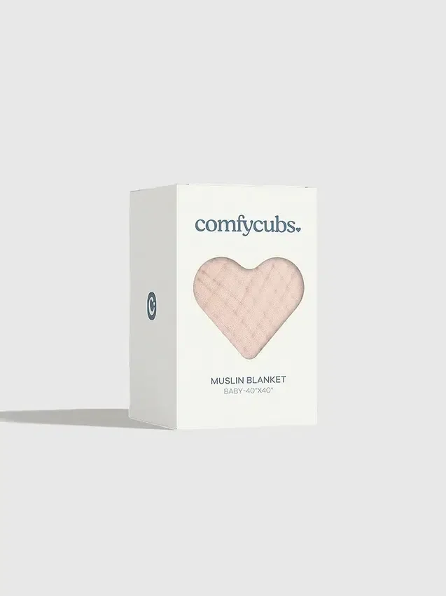 Comfy Cubs mousseline babydeken