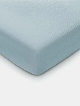Comfy Cubs mousseline hoeslaken voor wieg