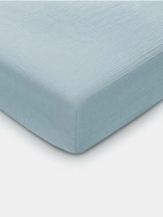 Comfy Cubs mousseline hoeslaken voor wieg