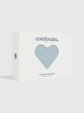 Comfy Cubs mousseline hoeslaken voor wieg