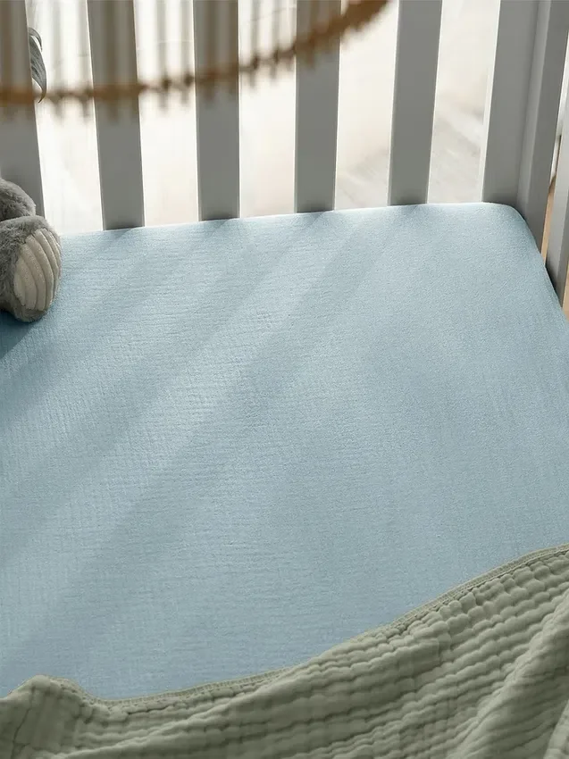 Comfy Cubs mousseline hoeslaken voor wieg