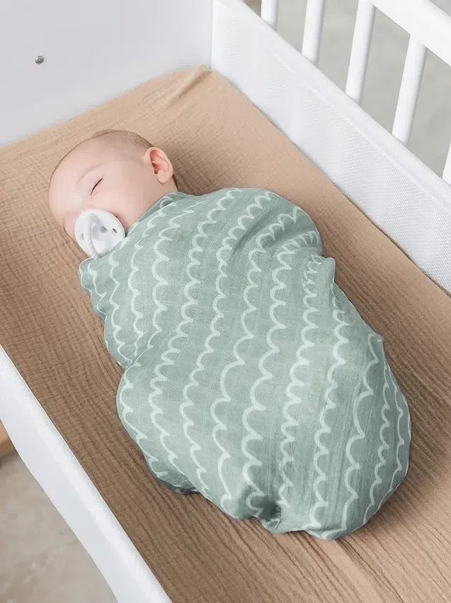 Comfy Cubs mousseline-inbakerdoek