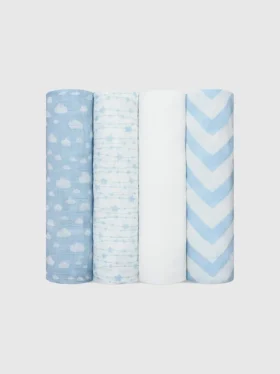 Comfy Cubs mousseline inbakerdoeken