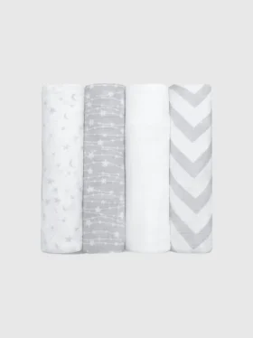 Comfy Cubs mousseline inbakerdoeken