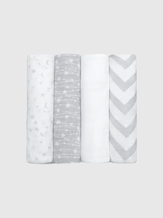 Comfy Cubs mousseline inbakerdoeken