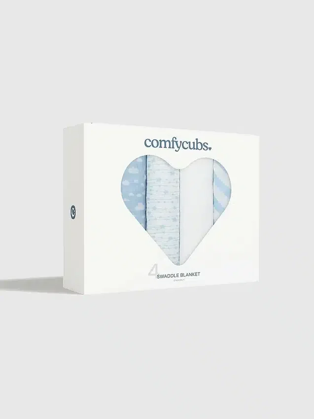 Comfy Cubs mousseline inbakerdoeken