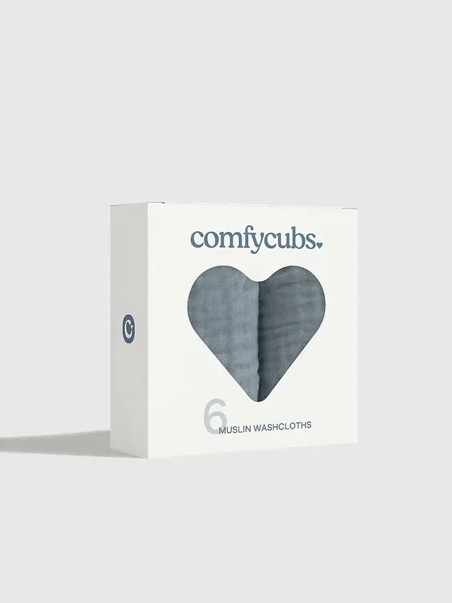 Comfy Cubs mousseline washandjes