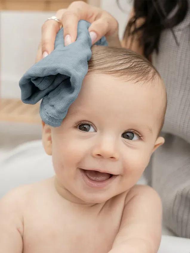 Comfy Cubs mousseline washandjes