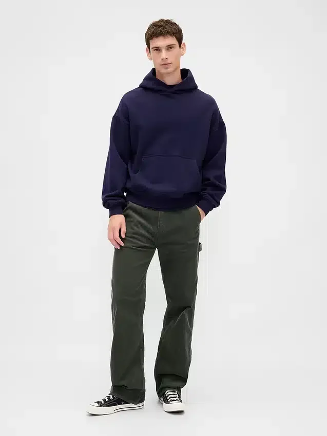 Corduroy '90s losse timmermansbroek