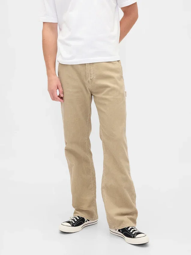 Corduroy '90s losse timmermansbroek