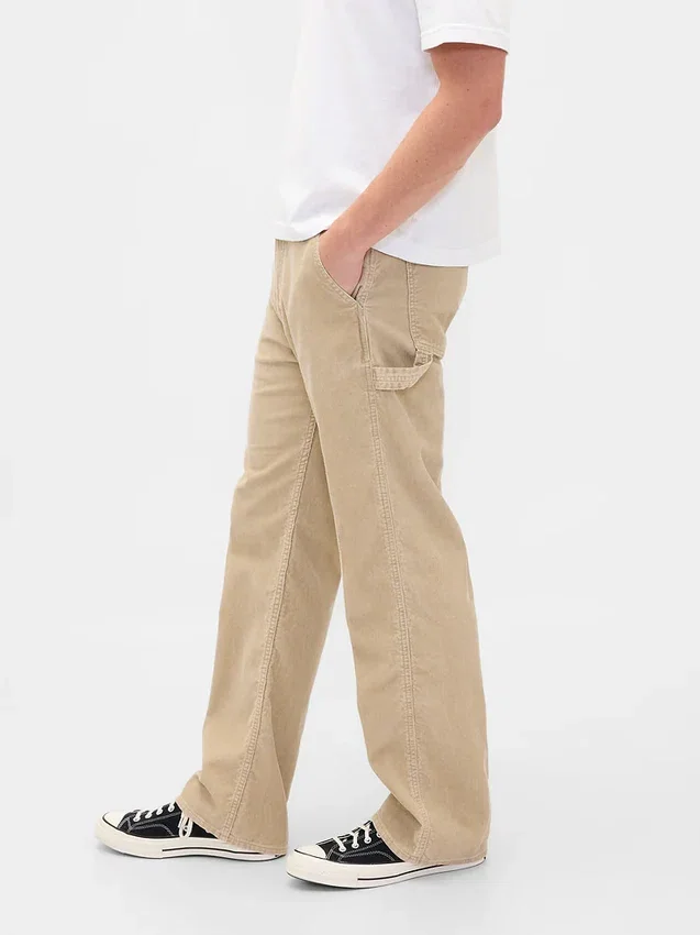 Corduroy '90s losse timmermansbroek