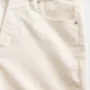 Corduroy '90s slim straight broek met hoge taille