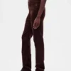 Corduroy '90s slim straight Jeans met hoge taille