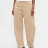 Corduroy broek met hoge taille