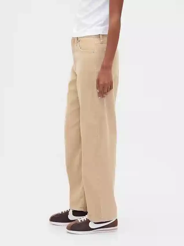 Corduroy broek met hoge taille