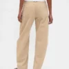 Corduroy broek met hoge taille