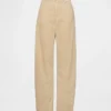 Corduroy broek met hoge taille