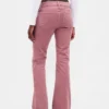 Corduroy-Jeans met lage taille, lang en slank model
