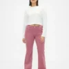 Corduroy-Jeans met lage taille, lang en slank model