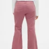 Corduroy-Jeans met lage taille, lang en slank model