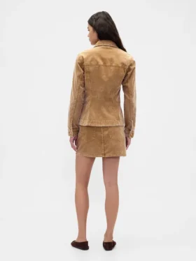 Corduroy minirok