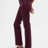 Corduroybroek met lage taille, slank en recht model in jaren '90-stijl