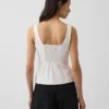 Corsetvest van linnenmix