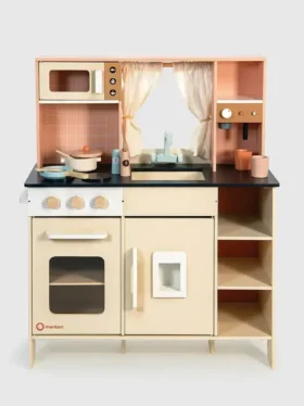Crèmekleurige speelkeuken